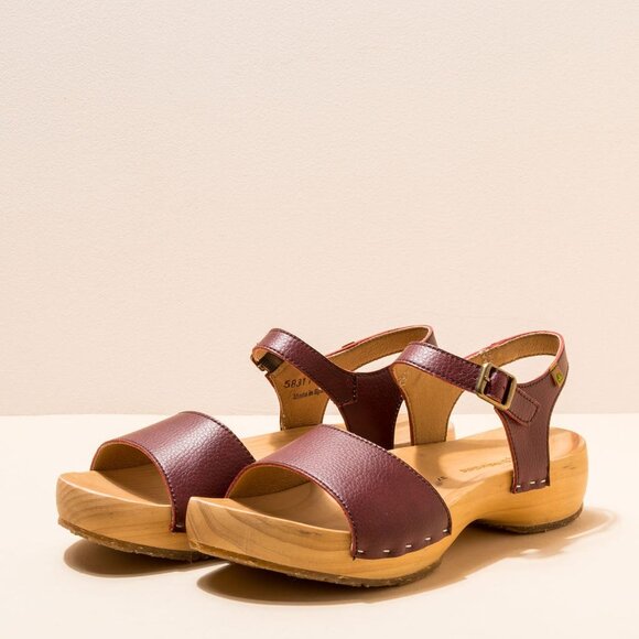 El Naturalista - Path Shokunin Wooden Heel Sandals N5831T | Size 36 | Path Rioja - Picture 2 of 16